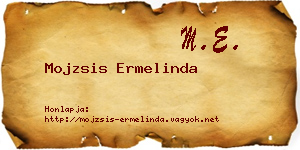 Mojzsis Ermelinda névjegykártya